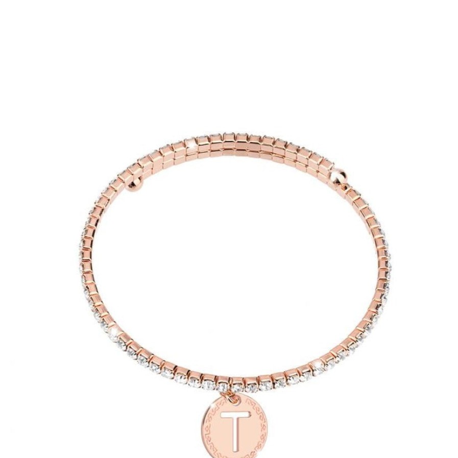 Rebecca My World Rebecca My World Rose Gold Glam Bangle - T New