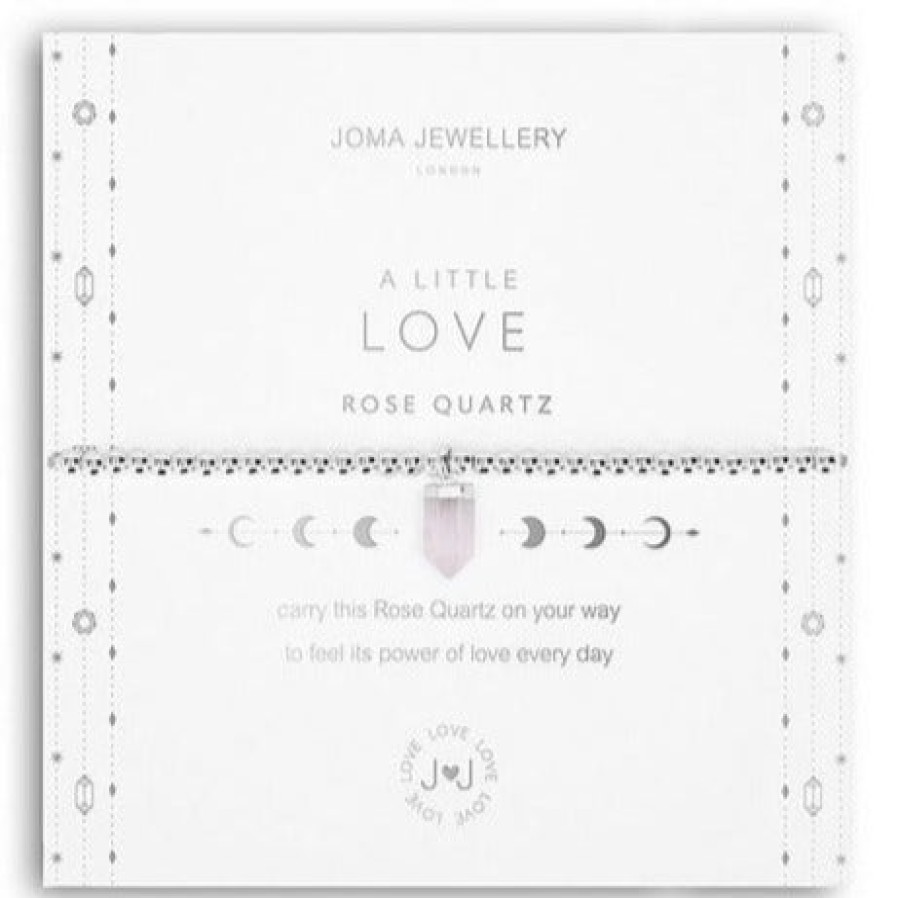 Joma Joma Affirmation Crystal A Little 'Love' Rose Quartz Bracelet Best