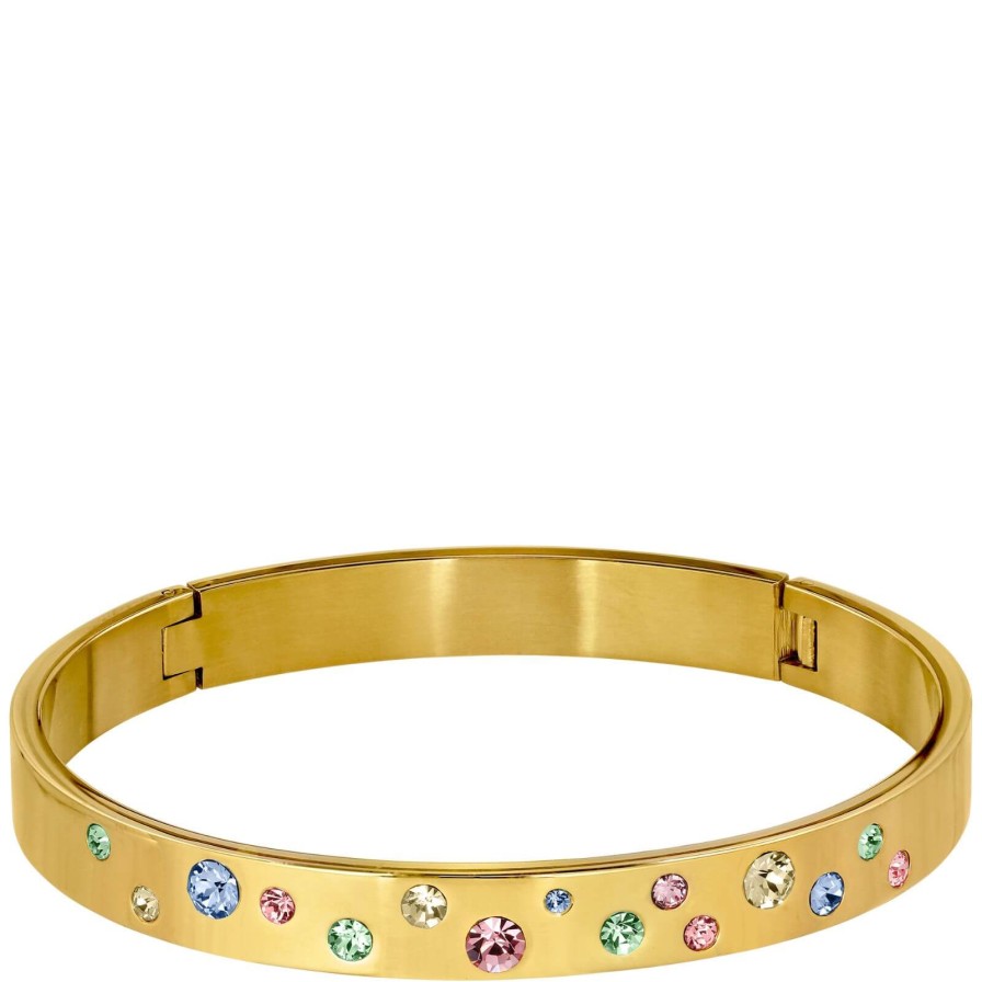 Dyrberg Kern Dyrberg Kern Clare Gold Bangle - Pastel Multi New