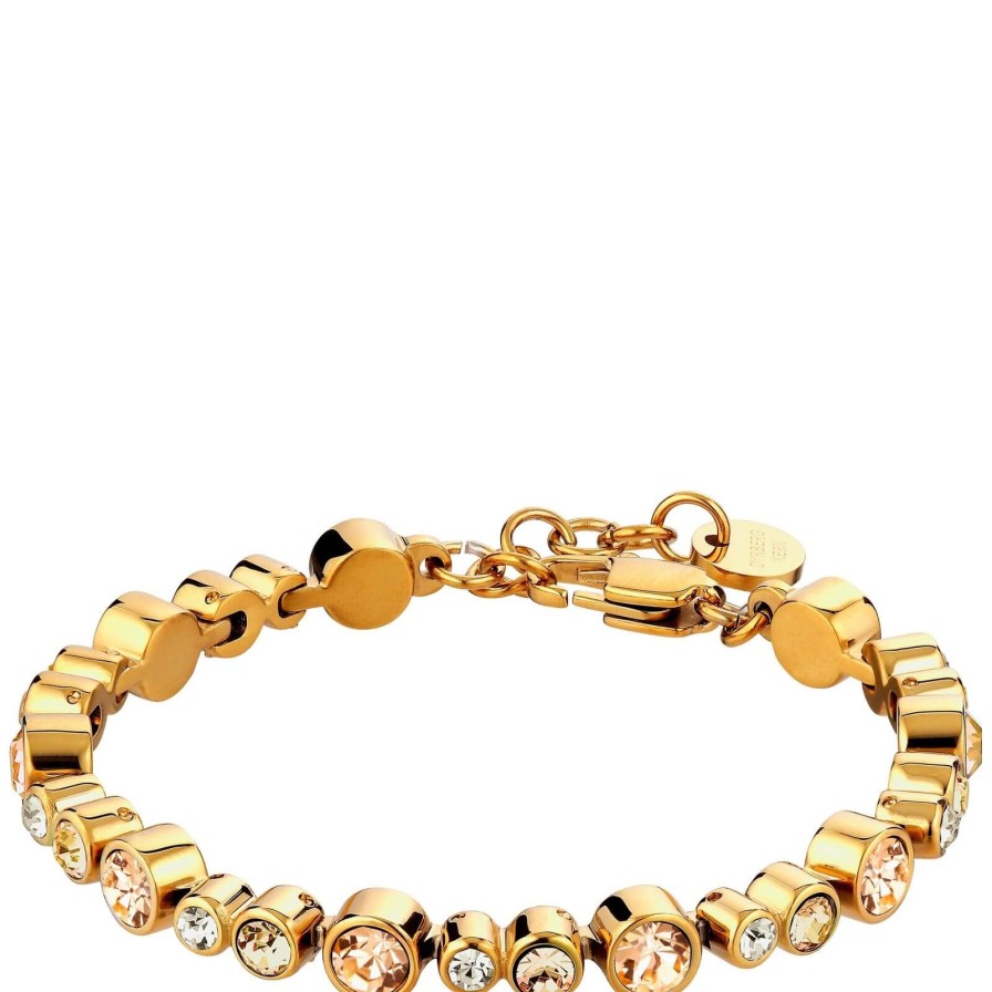 Dyrberg Kern Dyrberg Kern Teresia Gold Bracelet - Peach Clearance