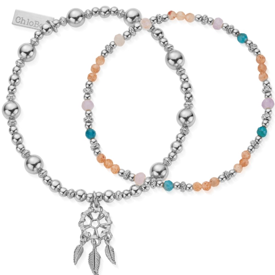 ChloBo Chlobo Dusky Dreams Bracelet Set Of 2 Wholesale