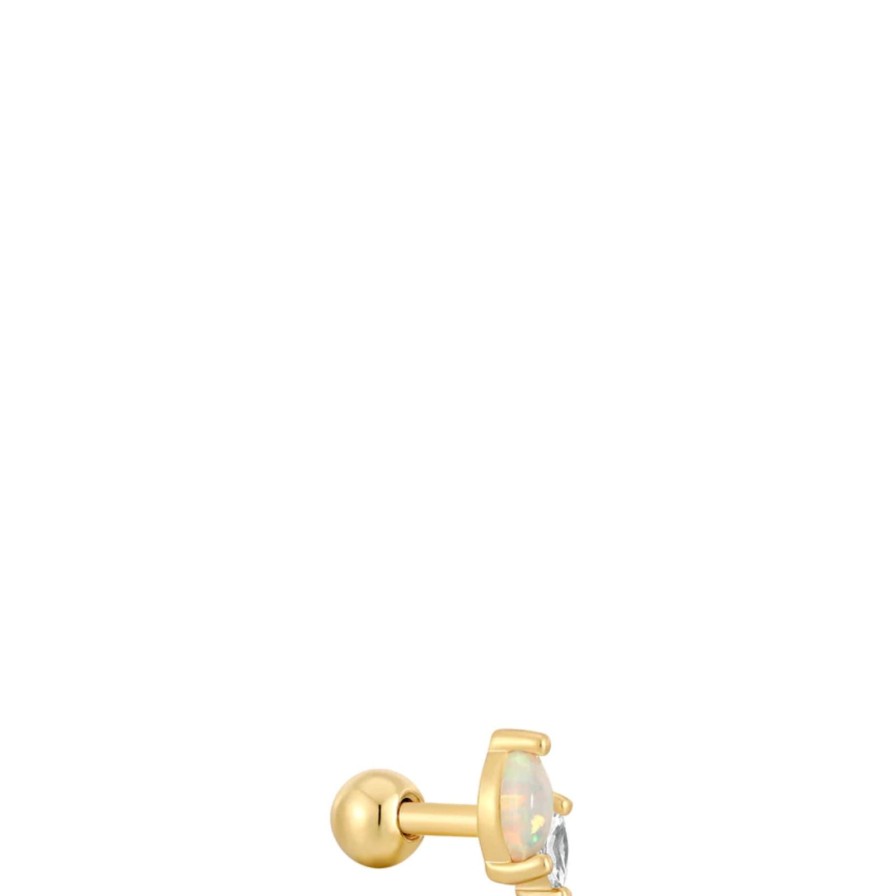 Ania Haie Ania Haie Gold Opal & Sparkle Single Earring Clearance