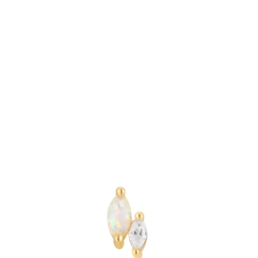 Ania Haie Ania Haie Gold Opal & Sparkle Single Earring Clearance