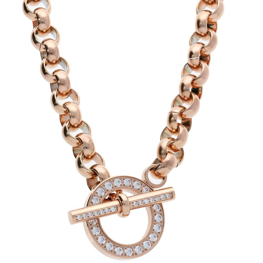 Qudo Qudo Ceccano Rose Gold Deluxe Necklace Wholesale