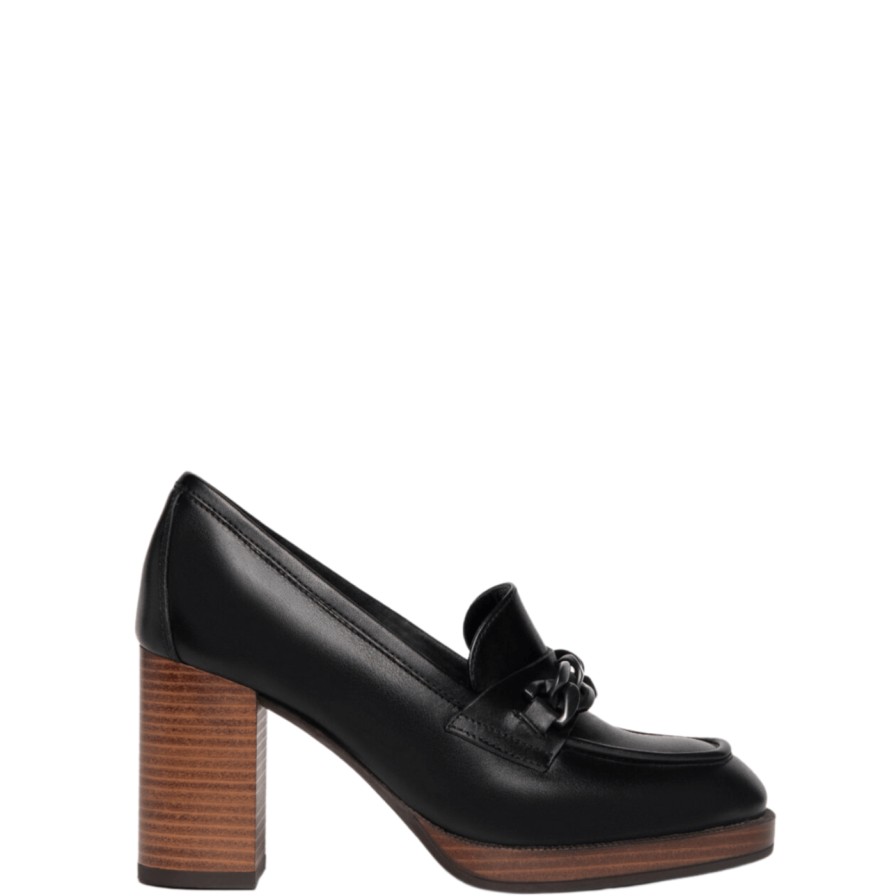 Nero Giardini Nerogiardini Black Leather Platform Shoes Hot