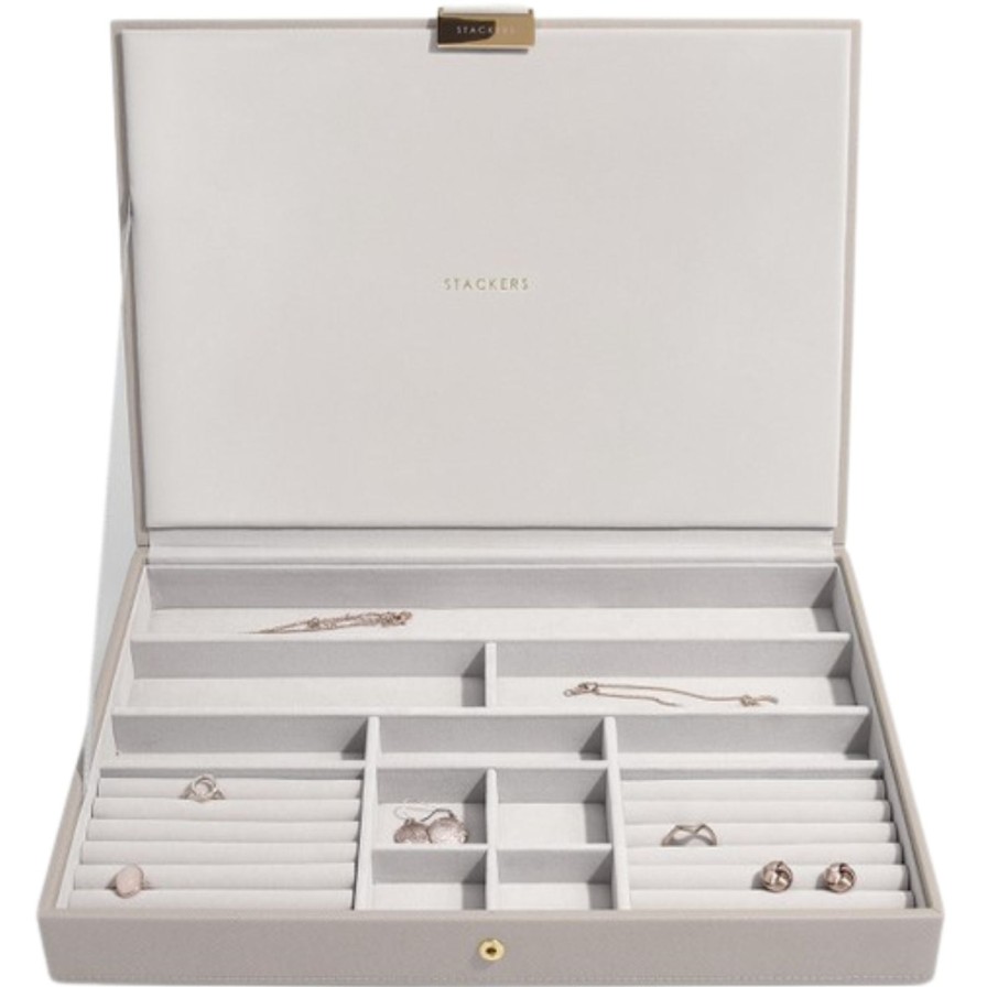 Stackers Stackers Supersize Jewellery Box (Lid) - Taupey New