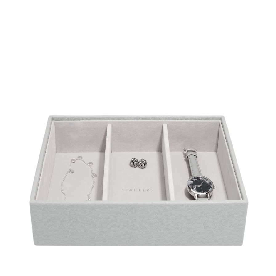 Stackers Stackers Classic Jewellery Box (Watch Layer) - Pebble Grey New