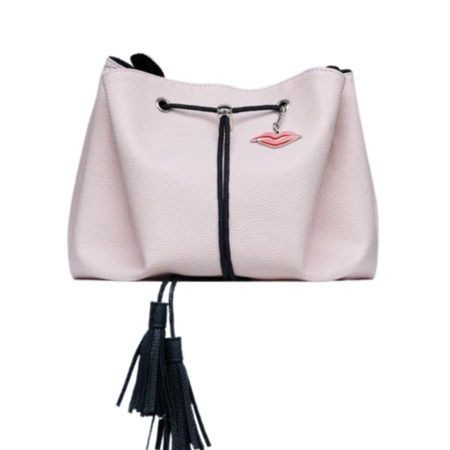 Donna May London Donna May Vegan Drawstring Bag - Blush Pink Hot