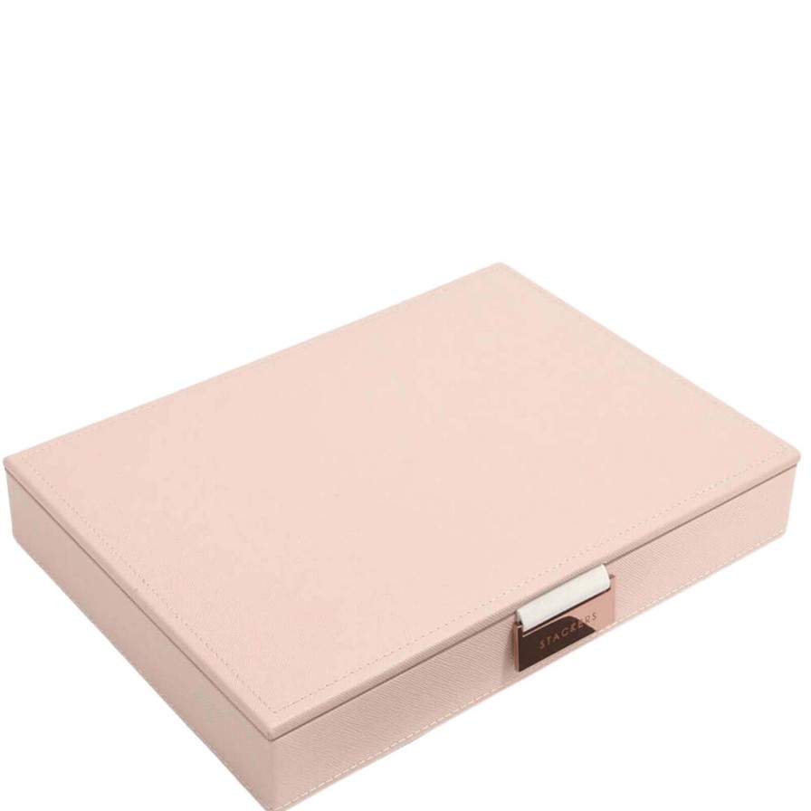 Stackers Stackers Classic Jewellery Box (Lid) - Blush Pink New