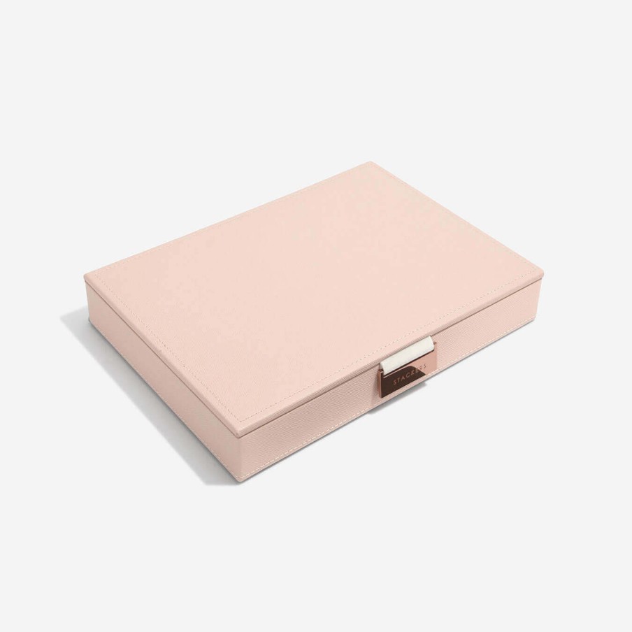 Stackers Stackers Classic Jewellery Box (Lid) - Blush Pink New