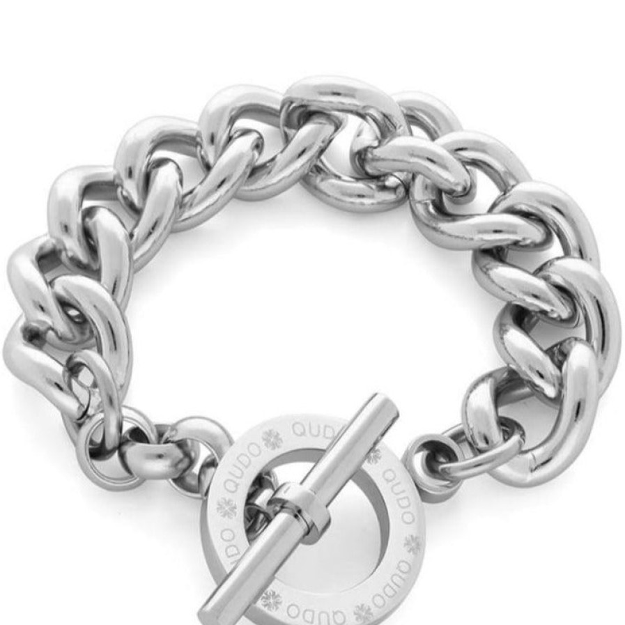 Qudo Qudo Casoli Bracelet - Silver Clearance