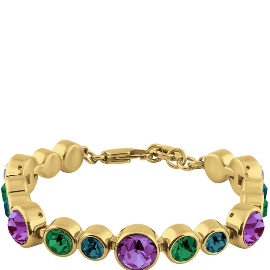 Dyrberg Kern Dyrberg Kern Calice Gold Bracelet - Purple Clearance