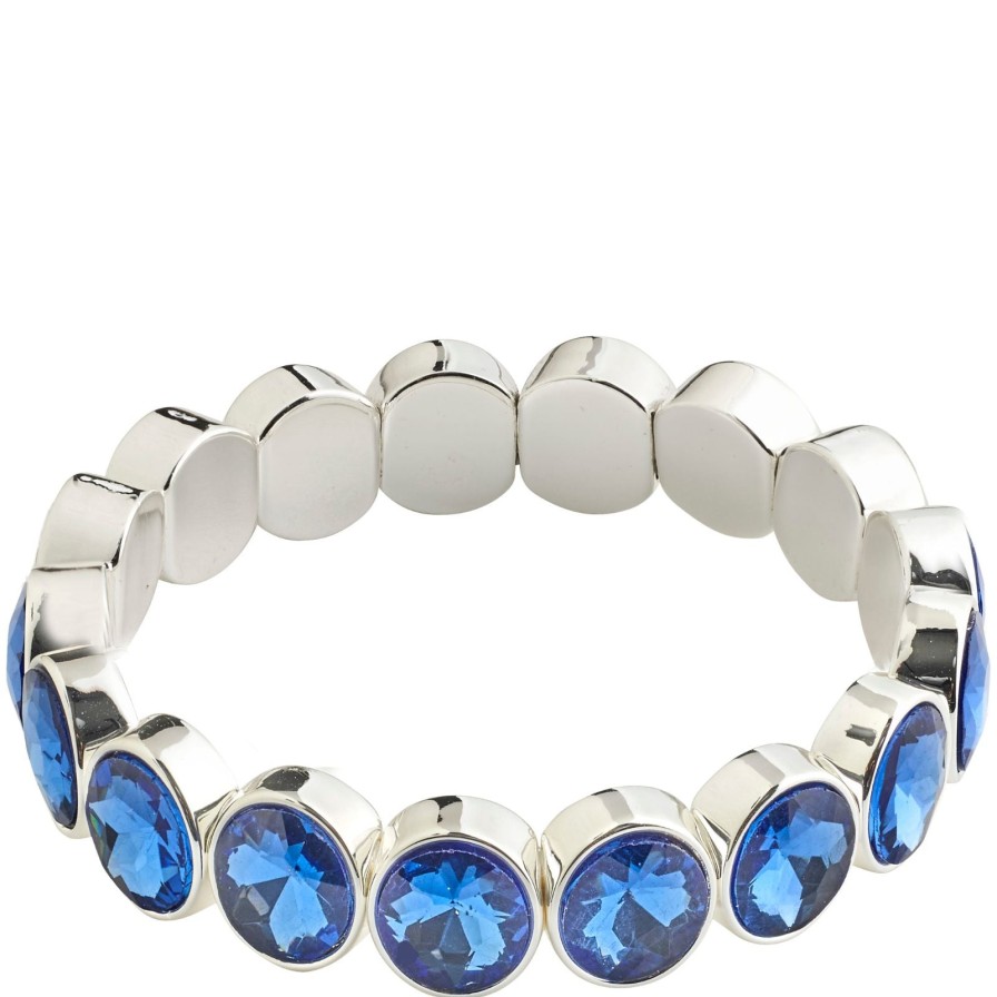 Pilgrim Pilgrim Callie Silver Blue Crystal Bracelet Best