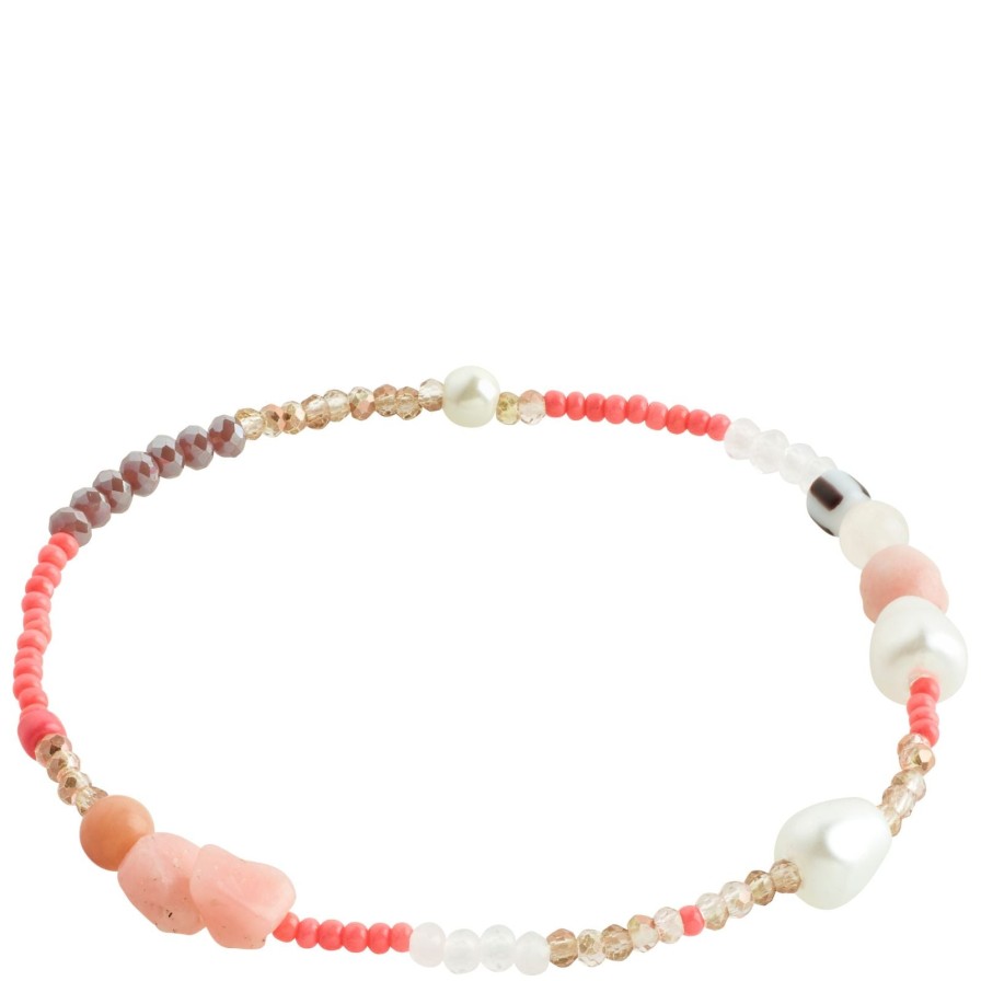 Pilgrim Pilgrim Indiana Bead Bracelet - Rose Clearance