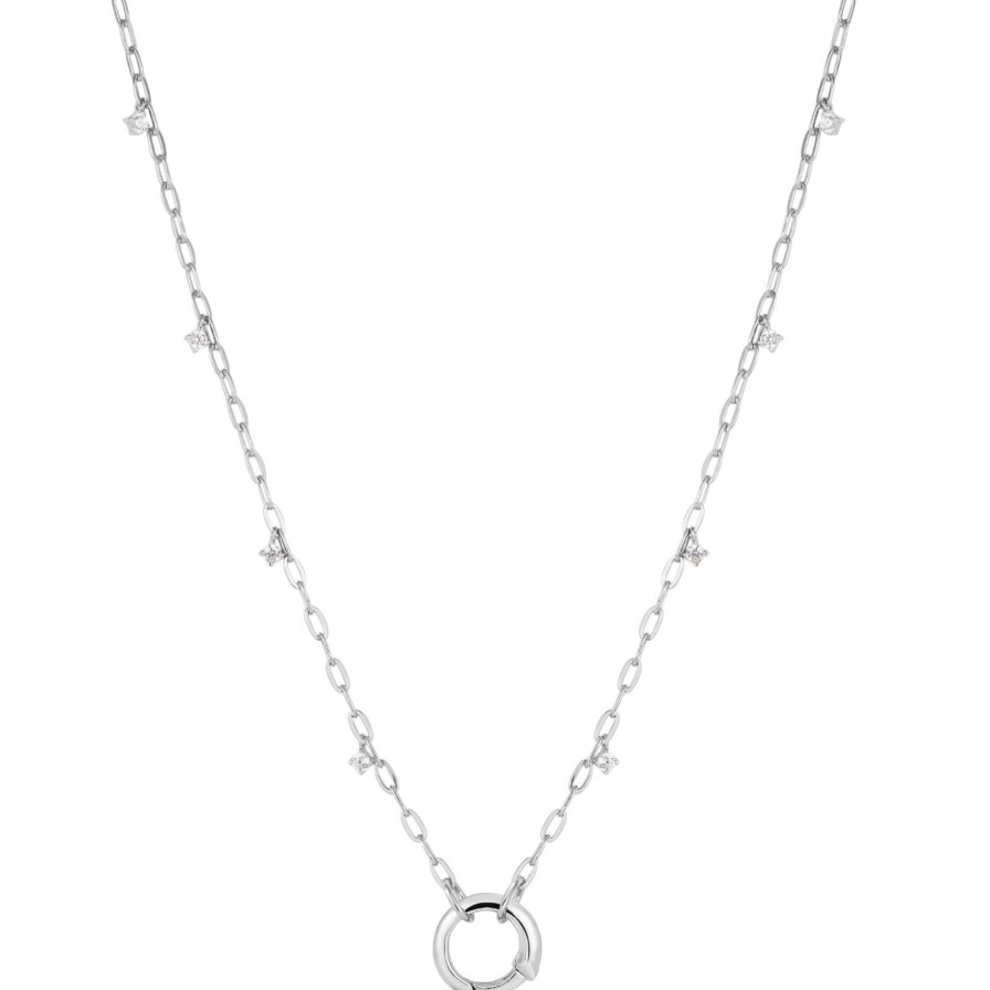 Ania Haie Pop Charm Ania Haie Pop Charms Silver Shimmer Chain Charm Necklace Online