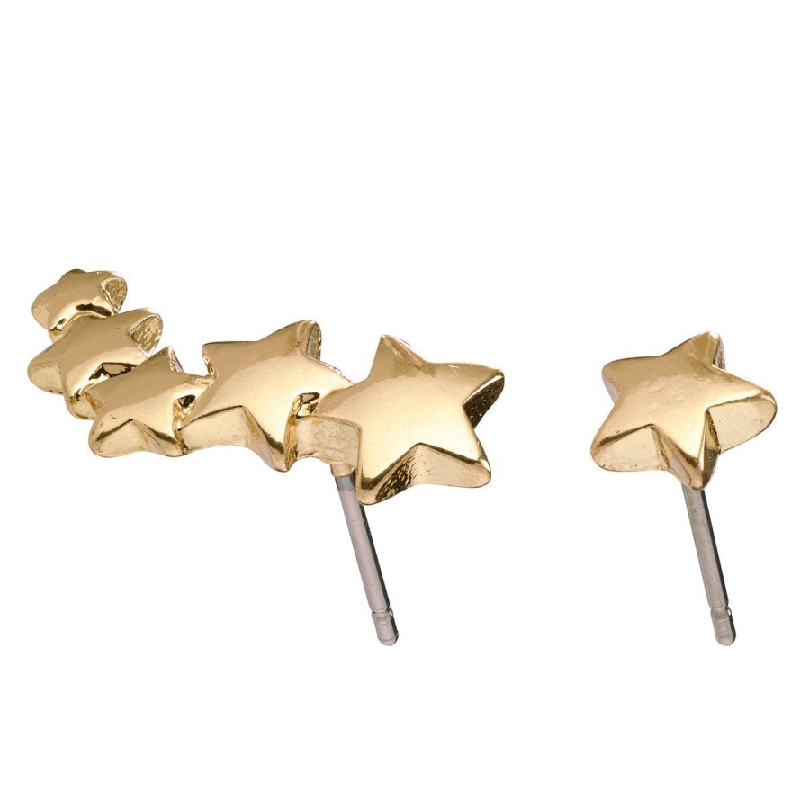 Pilgrim Pilgrim Ava Gold Star Stud Earrings Best