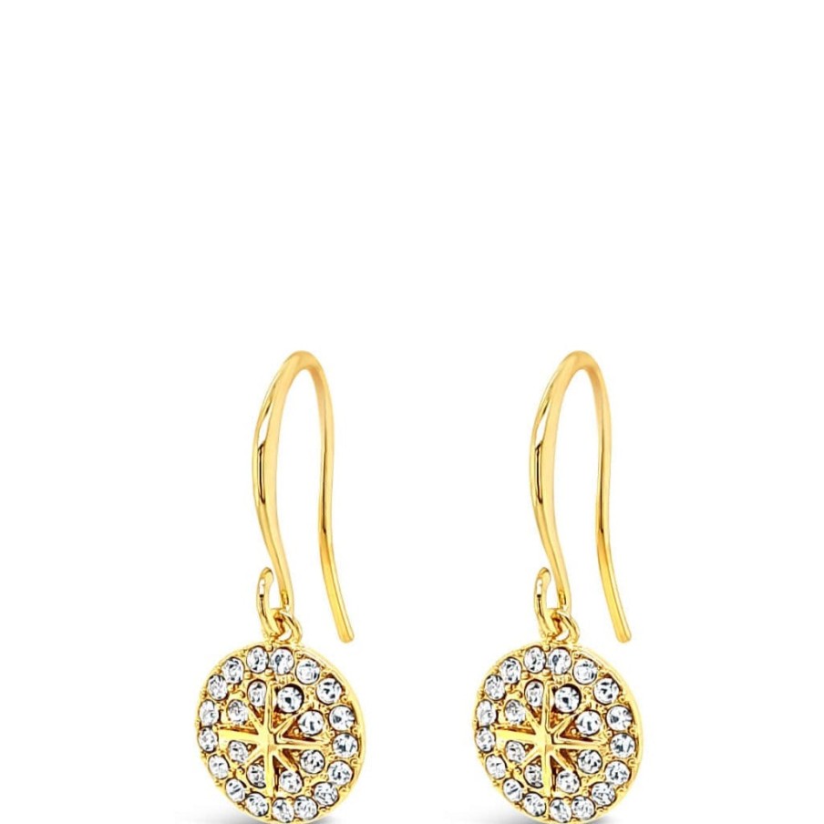 Absolute Absolute Gold Star Charm Drop Earrings Best