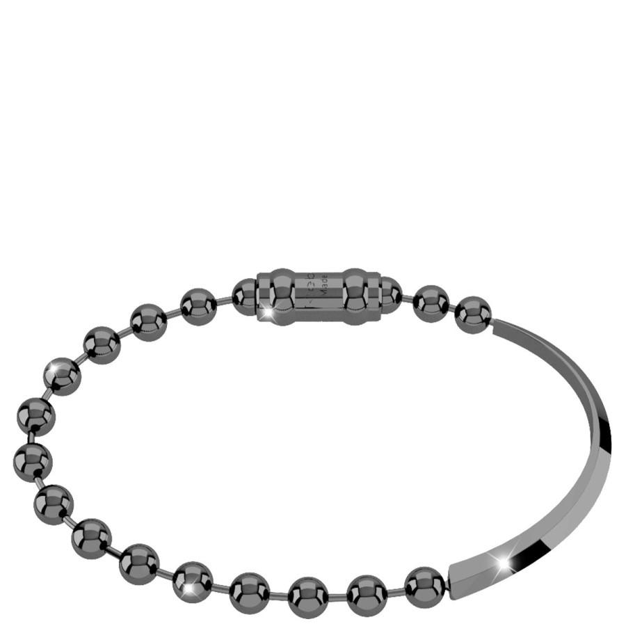 Rebecca My World Rebecca My World Hematite Ball & Bar Bracelet Online