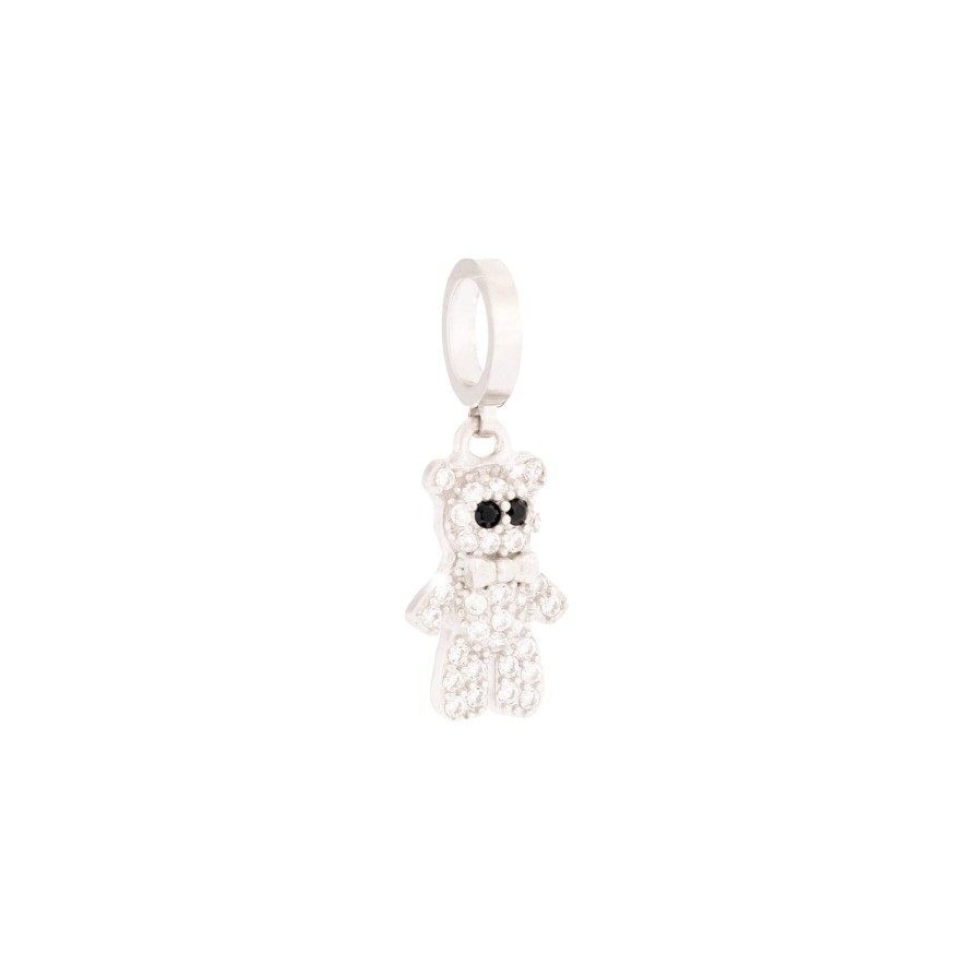 Rebecca My World Rebecca Silver Teddy Bear Charm Wholesale