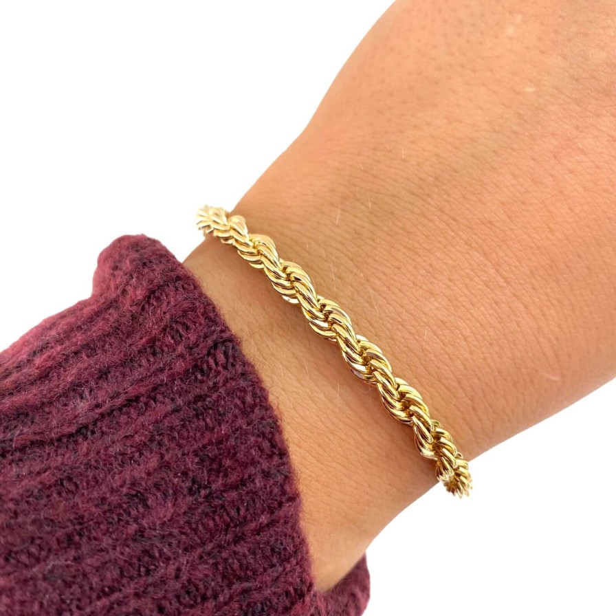 Rebecca My World Rebecca My World Gold Twisted Rope Chain Bracelet Online