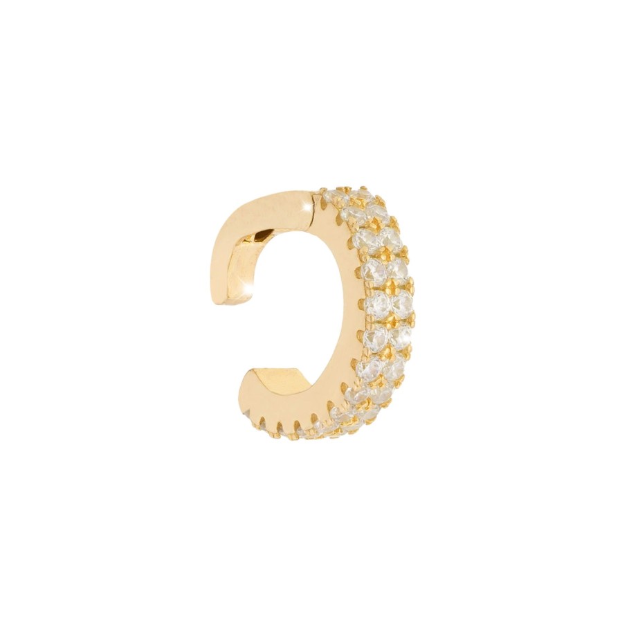 Rebecca Rebecca Gold Pave Cuff New