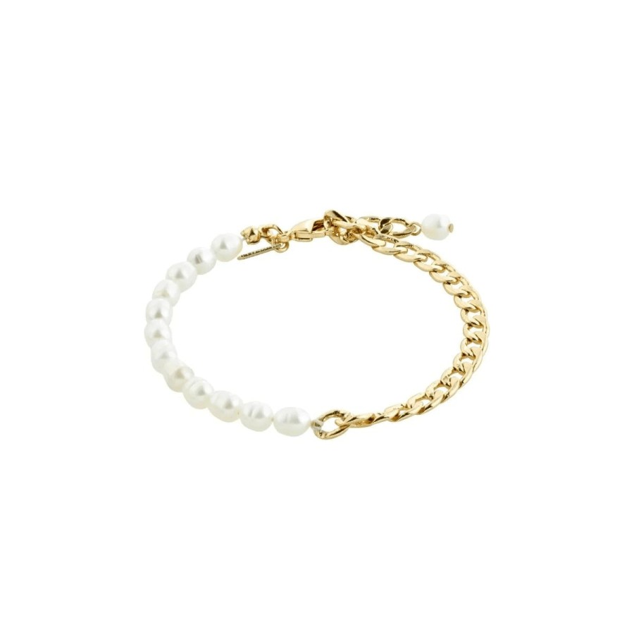 Pilgrim Pilgrim Jola Freshwater Pearl Bracelet - Gold Wholesale