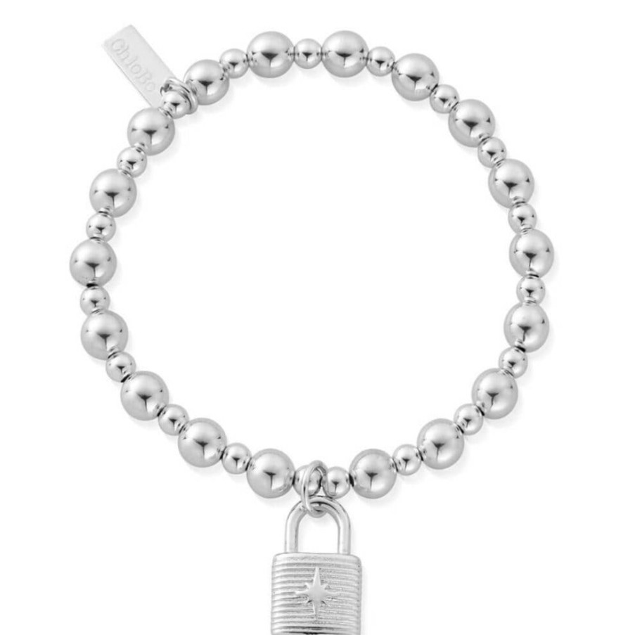 ChloBo Chlobo Mini Small Ball Padlock Bracelet Clearance