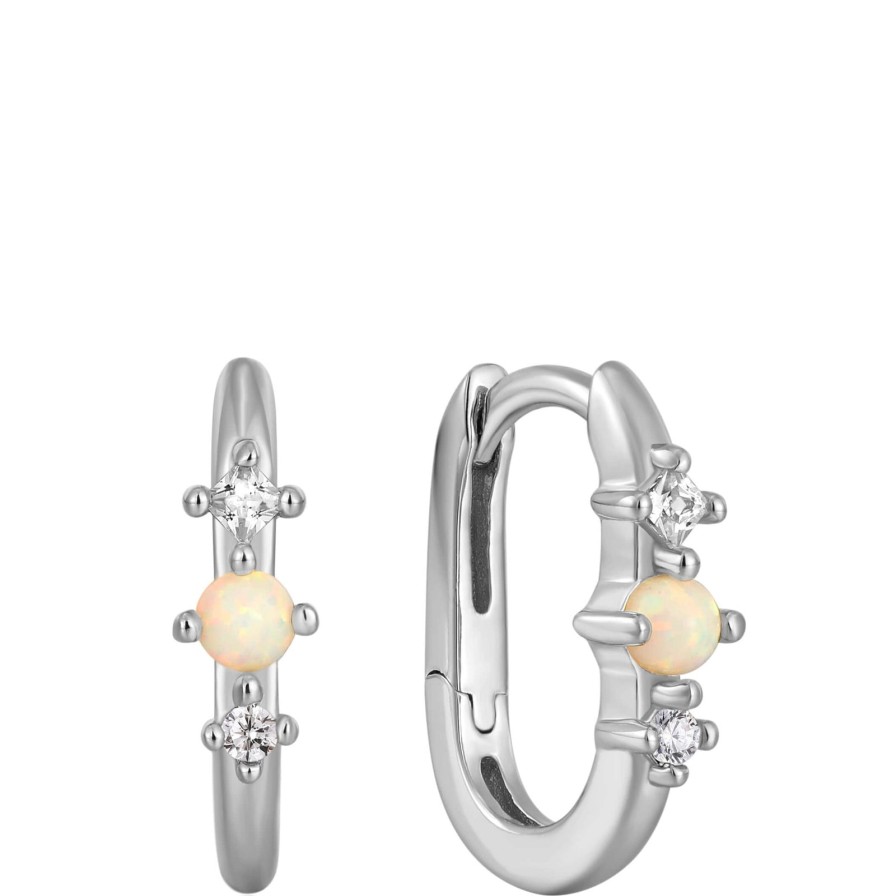 Ania Haie Ania Haie Kyoto Opal Huggie Hoop Earrings Best