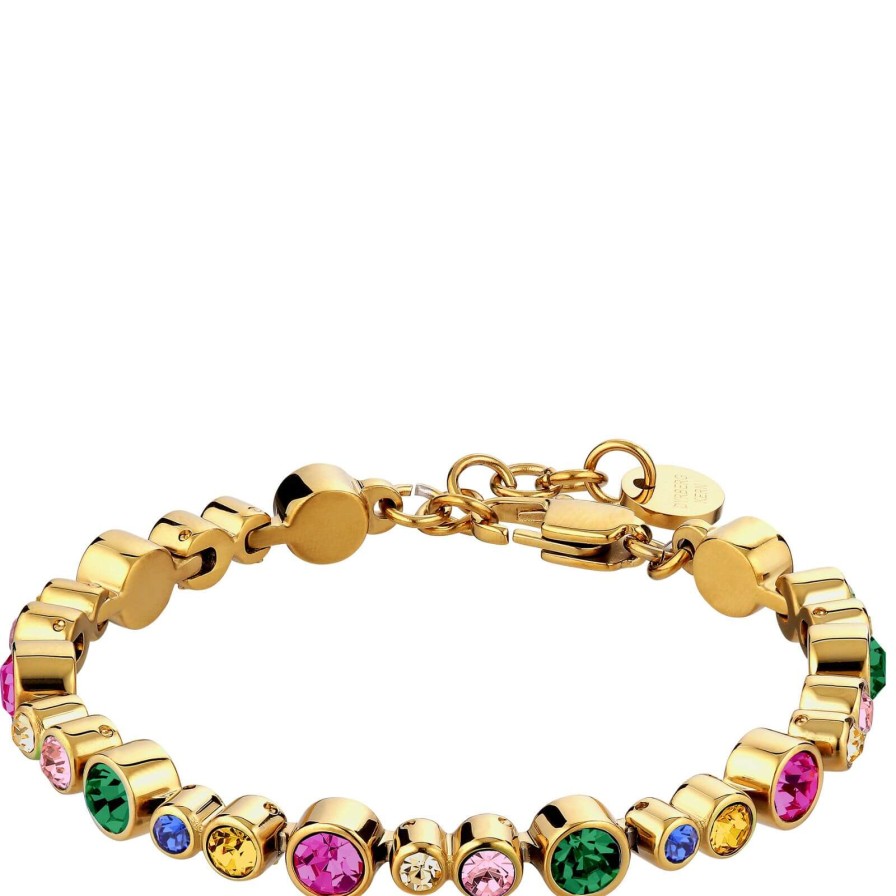 Dyrberg Kern Dyrberg Kern Teresia Gold Bracelet - Rainbow Hot