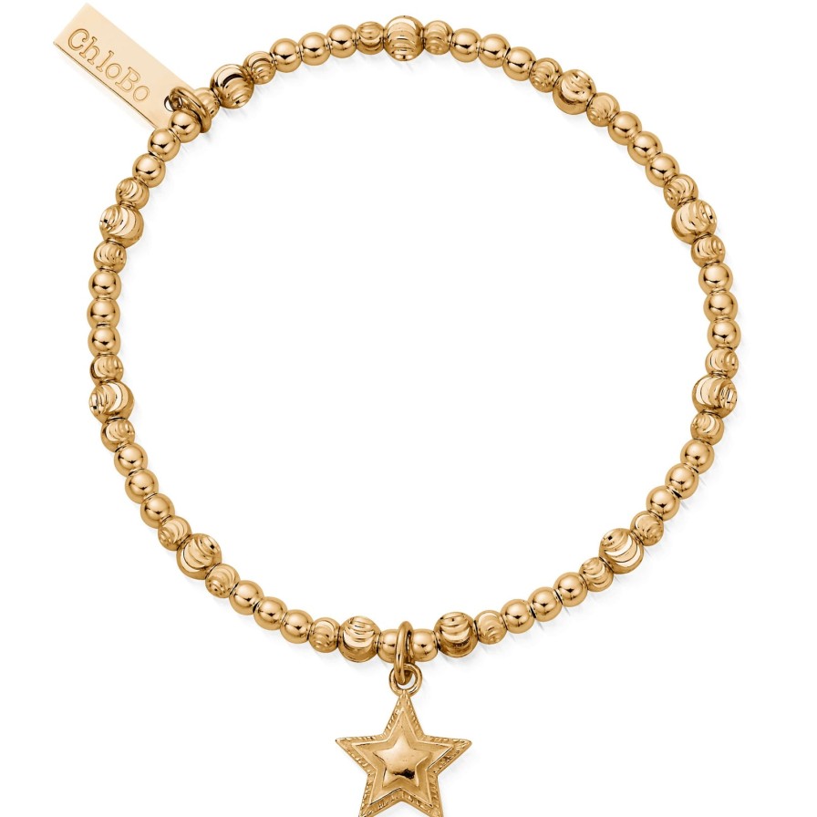 ChloBo Chlobo Sparkle Beaming Star Bracelet - Gold Online