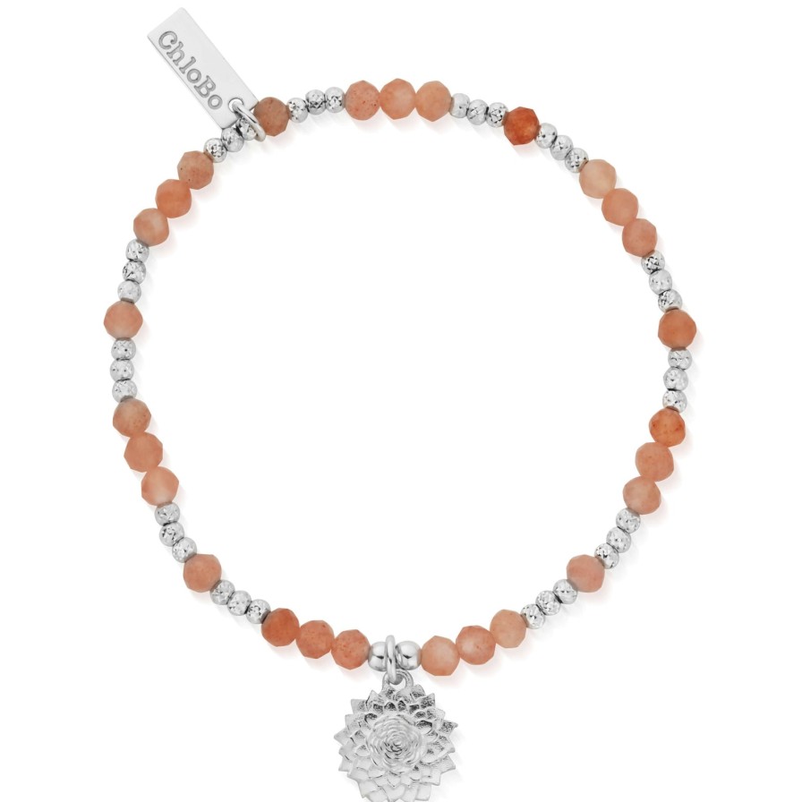 ChloBo Chlobo Sunflower Peach Moonstone Bracelet Hot