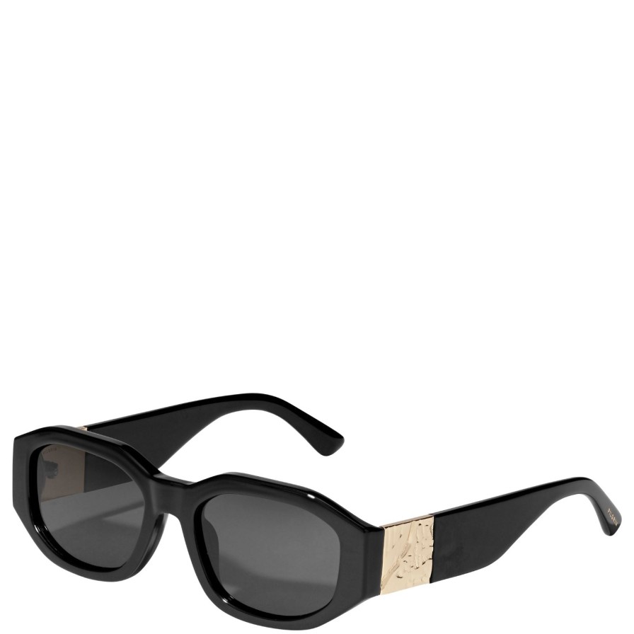 Pilgrim Pilgrim Zayn Sunglasses - Black/Gold Hot