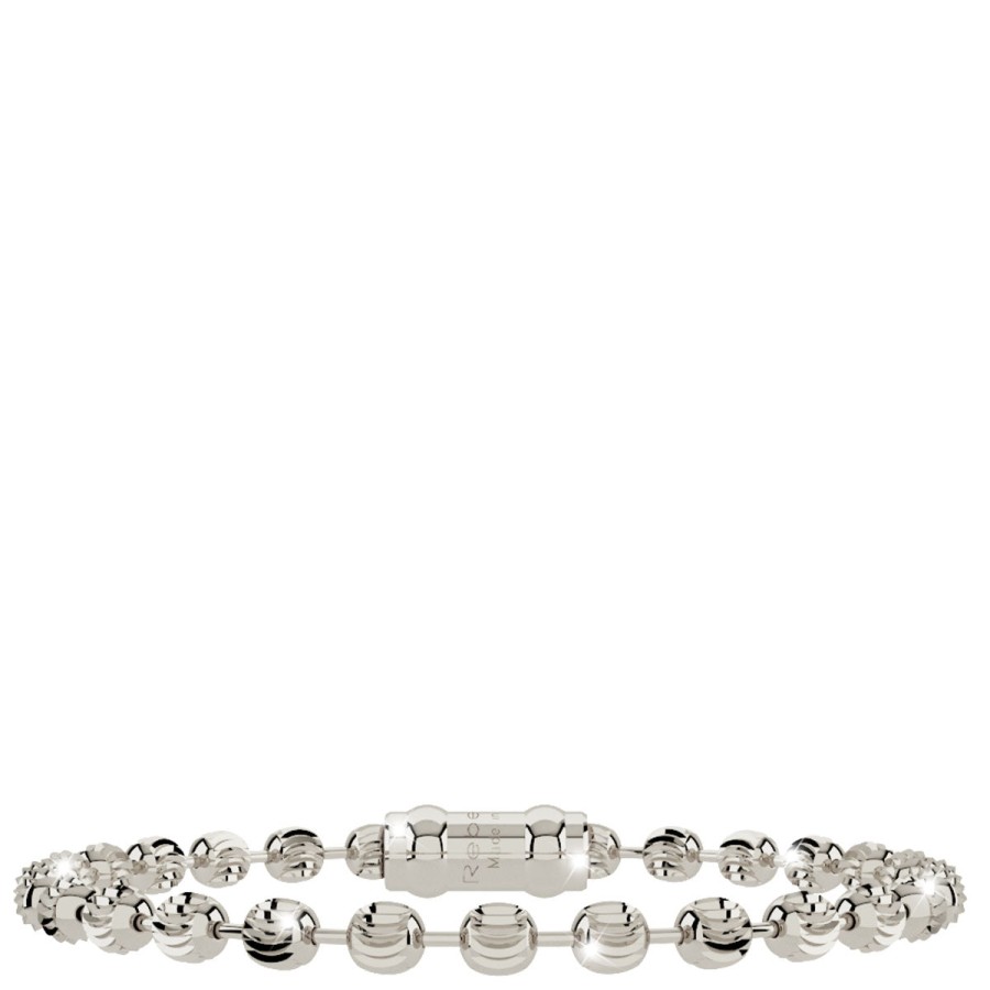 Rebecca My World Rebecca My World Diamond Cut Silver Bracelet Wholesale