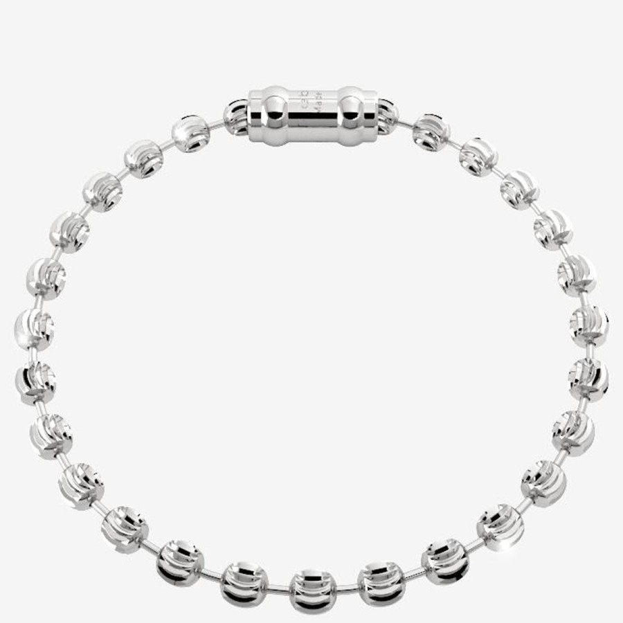 Rebecca My World Rebecca My World Diamond Cut Silver Bracelet Wholesale