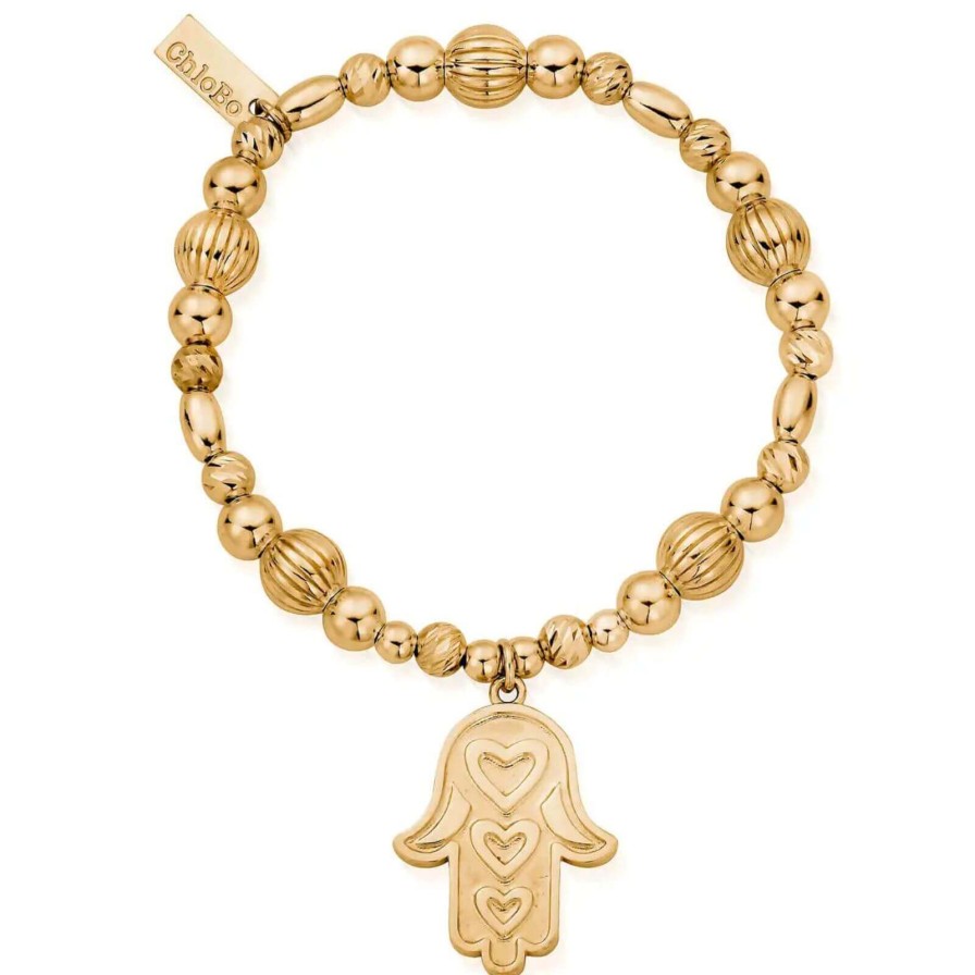 ChloBo Chlobo Hand Of Love Bracelet - Gold Hot