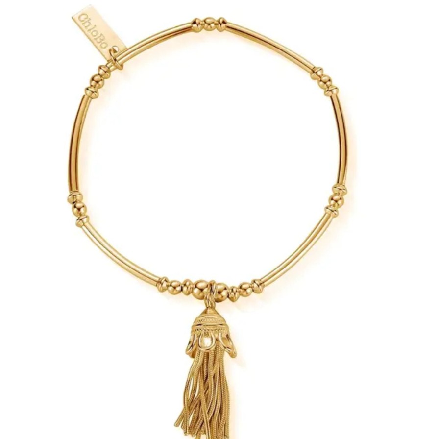 ChloBo Chlobo Didi Tassel Bracelet - Gold Best