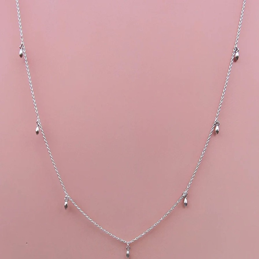 Vurchoo Vurchoo Cambodia Silver Rice Grain Necklace Online