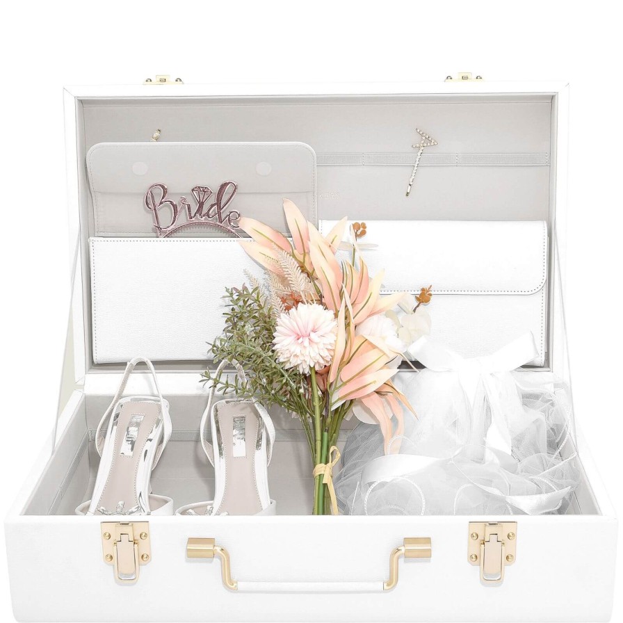 Stackers Stackers White Bridal Memory Storage Trunk Clearance