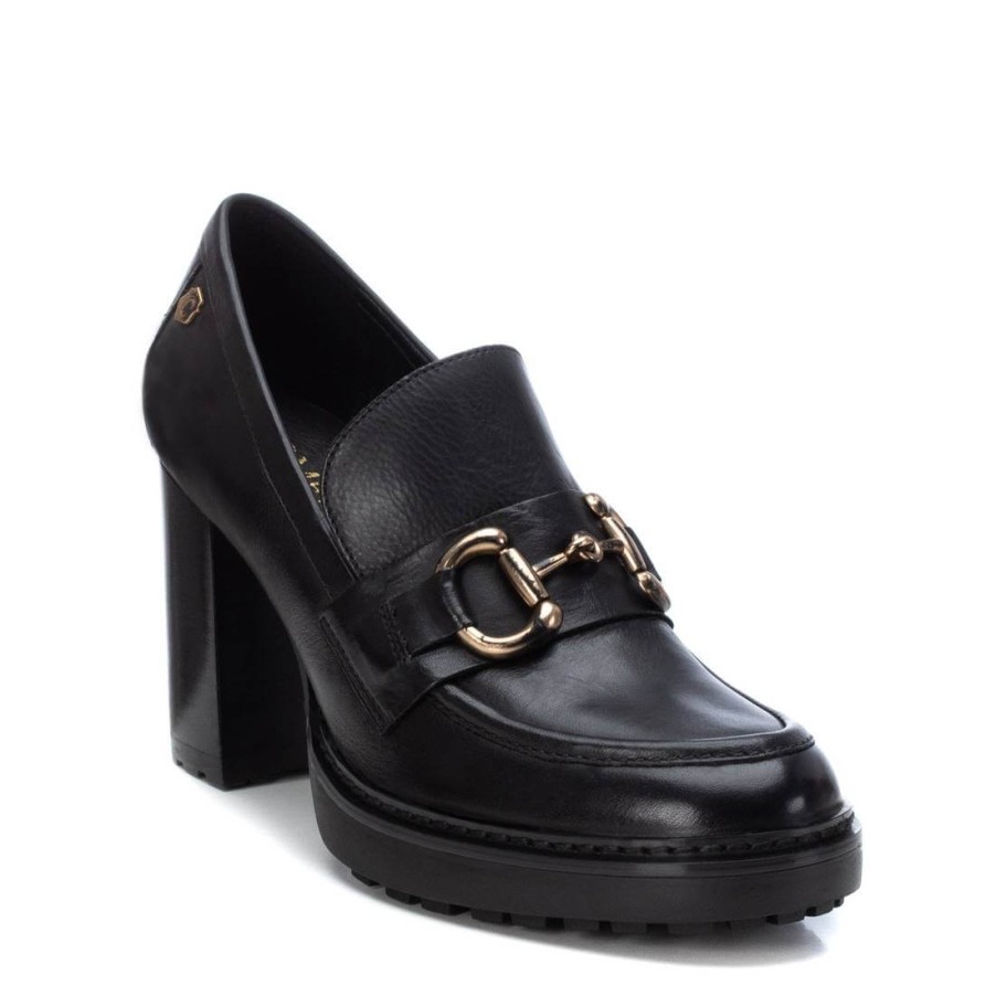 Carmela Carmela Black High Heeled Platform Loafers Online