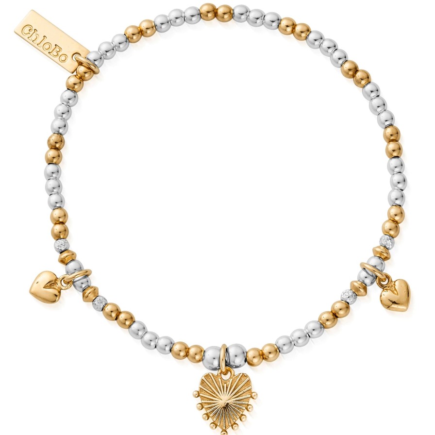 ChloBo Chlobo Everyday Love Bracelet - Two Tone Hot