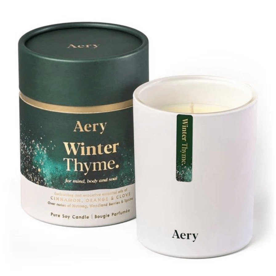 Aery Aery Winter Thyme Scented Candle - Cinnamon, Orange & Clove New