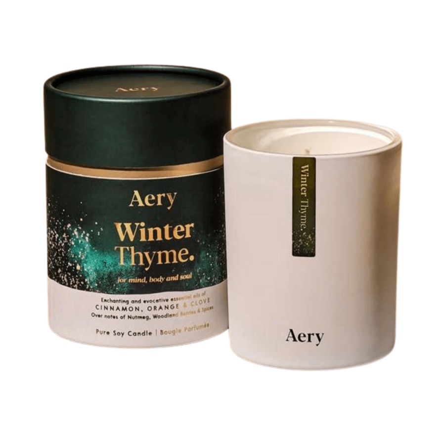 Aery Aery Winter Thyme Scented Candle - Cinnamon, Orange & Clove New