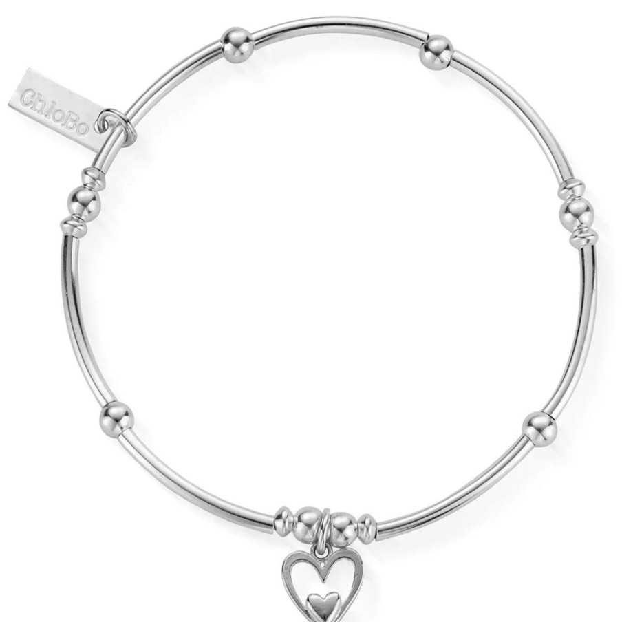 ChloBo Chlobo Mini Noodle Ball Heart In Heart Bracelet Wholesale