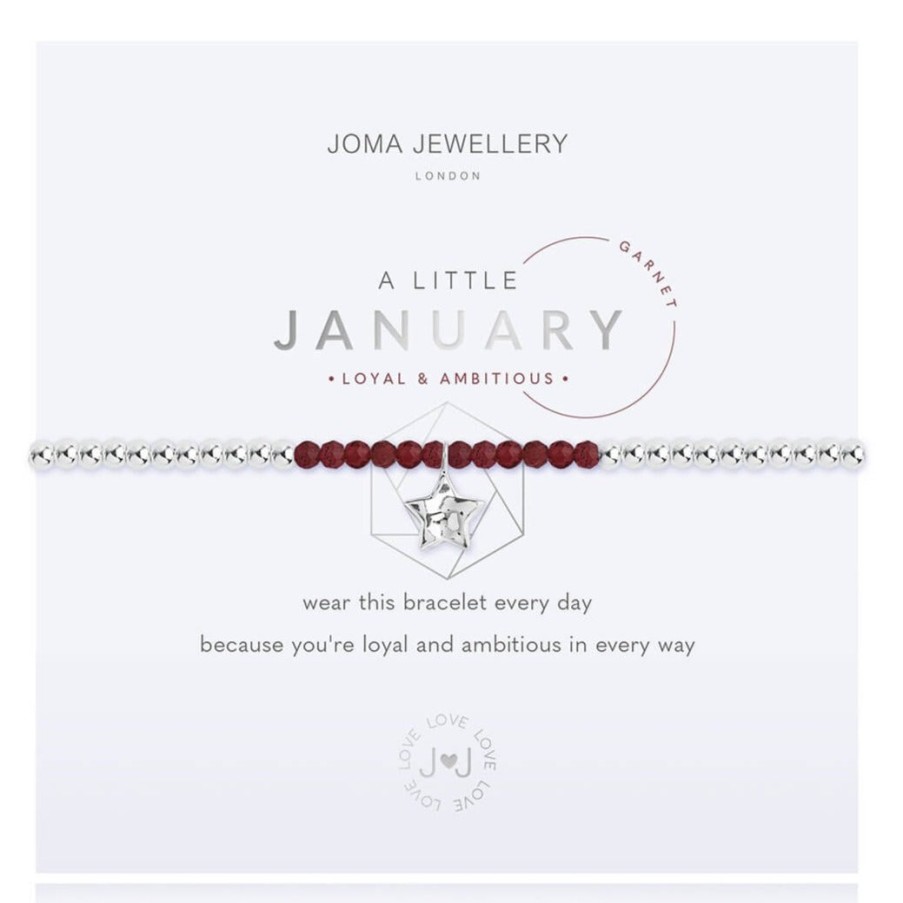 Joma Joma Birthstone Bracelet - January Wholesale