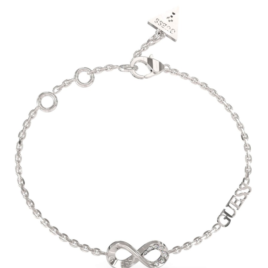 Guess Guess Endless Dream Silver Infinity Logo Bracelet Hot