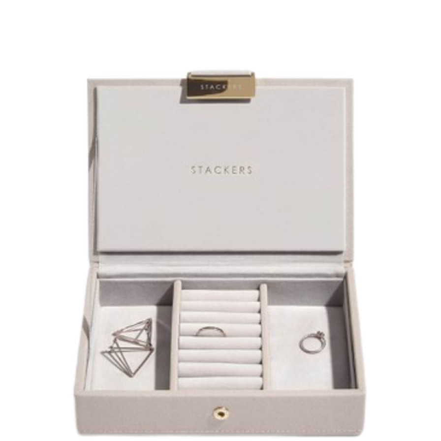 Stackers Stackers Mini Jewellery Box (Lid) - Taupe Online