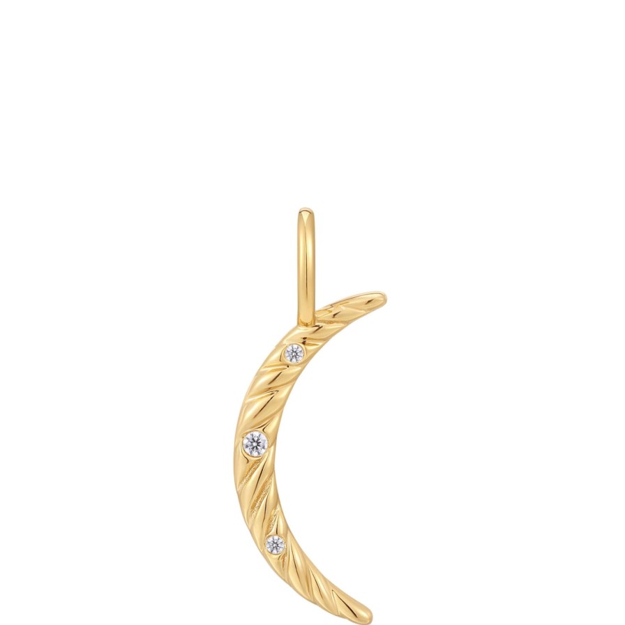 Ania Haie Pop Charm Ania Haie Pop Charms Gold Moon Charm Online