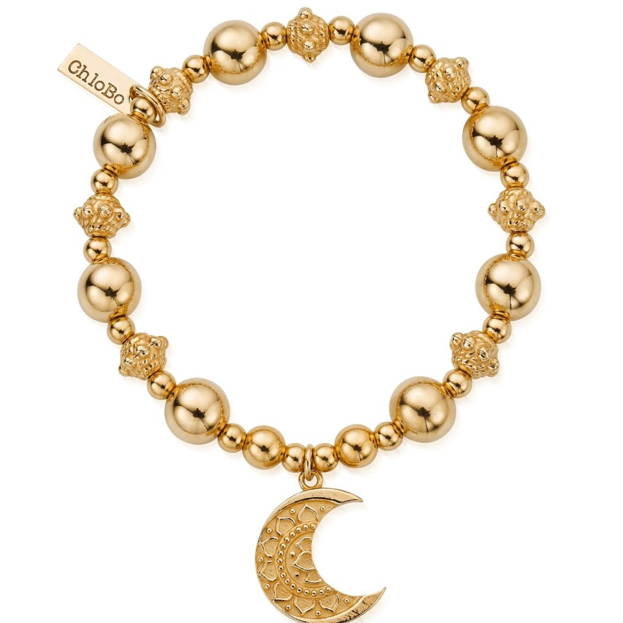 ChloBo Chlobo Moon Mandala Bracelet - Gold Best