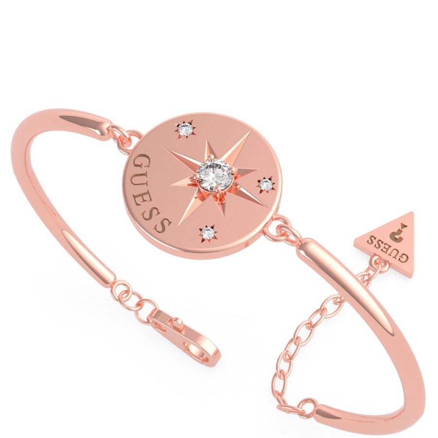 Guess Guess Wanderlust Rose Gold Bangle Clearance