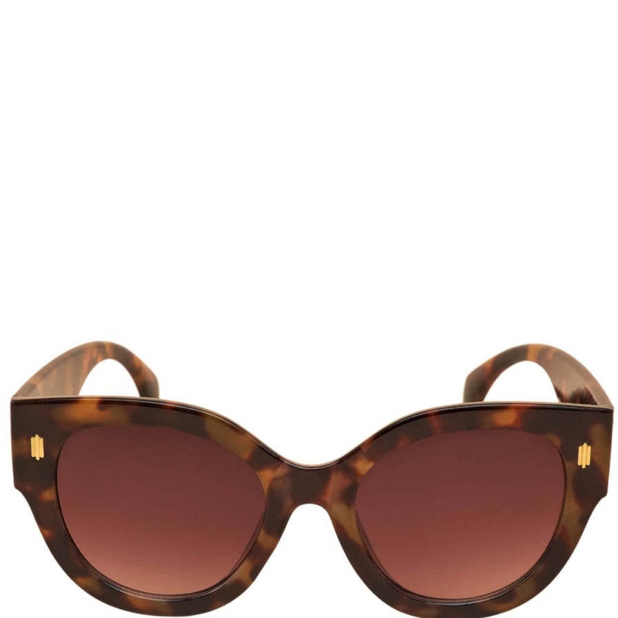 Powder Powder Bailey Sunglasses - Tortoiseshell Hot